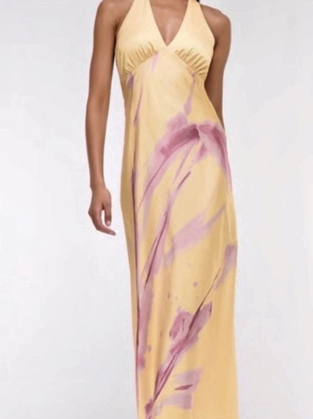Abercrombie Julia Slip Halter Maxi Dress
